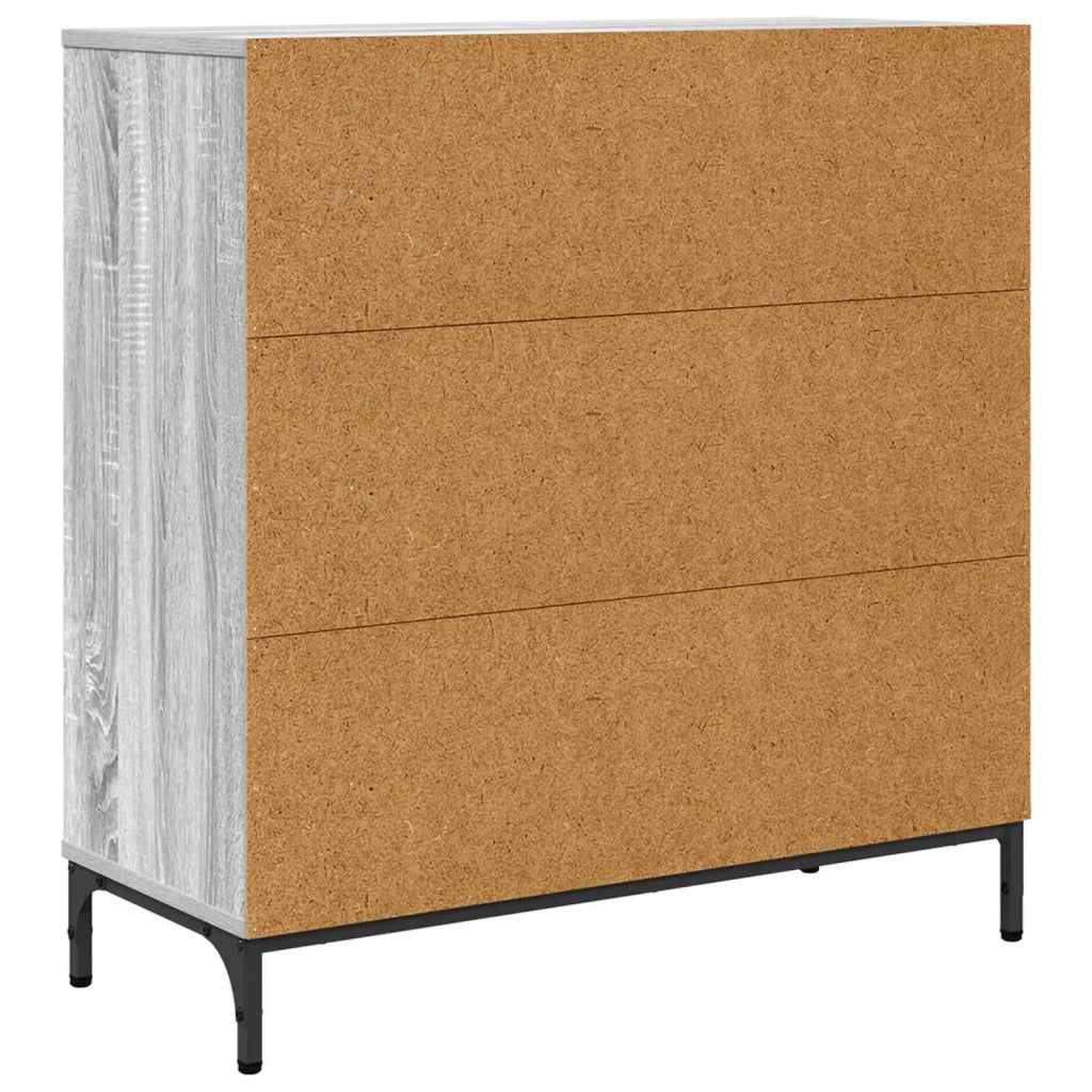 Credenza Grigio Sonoma 79,5 x 33 x 82 cm Legno multistrato 883440