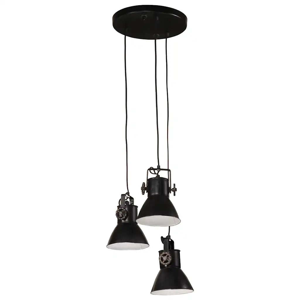 Lampada Pensile 25 W Nera 30x30x100 cm E27 CFW4114181