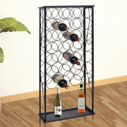 Portabottiglie per 28 Bottiglie di Vino in Metallo 240942