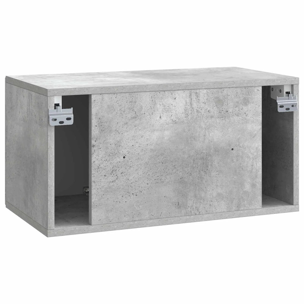 Mobile Porta TV da Muro Grigio Cemento 59,5 x 31 x 30 cm