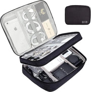 Organizzatore universale per cavi con contenitore impermeabile per dispositivi elettronici - Accessori per cavi portatili multifunzionali con stick USB e memoria di massa