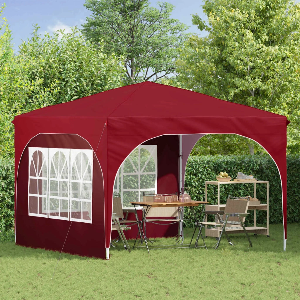 Tenda per feste a pop-up 290 x 290 x 245 cm Borgogna 42019862