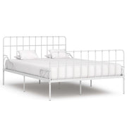 Giroletto con Doghe Bianco in Metallo 120x200 cm cod mxl 59855