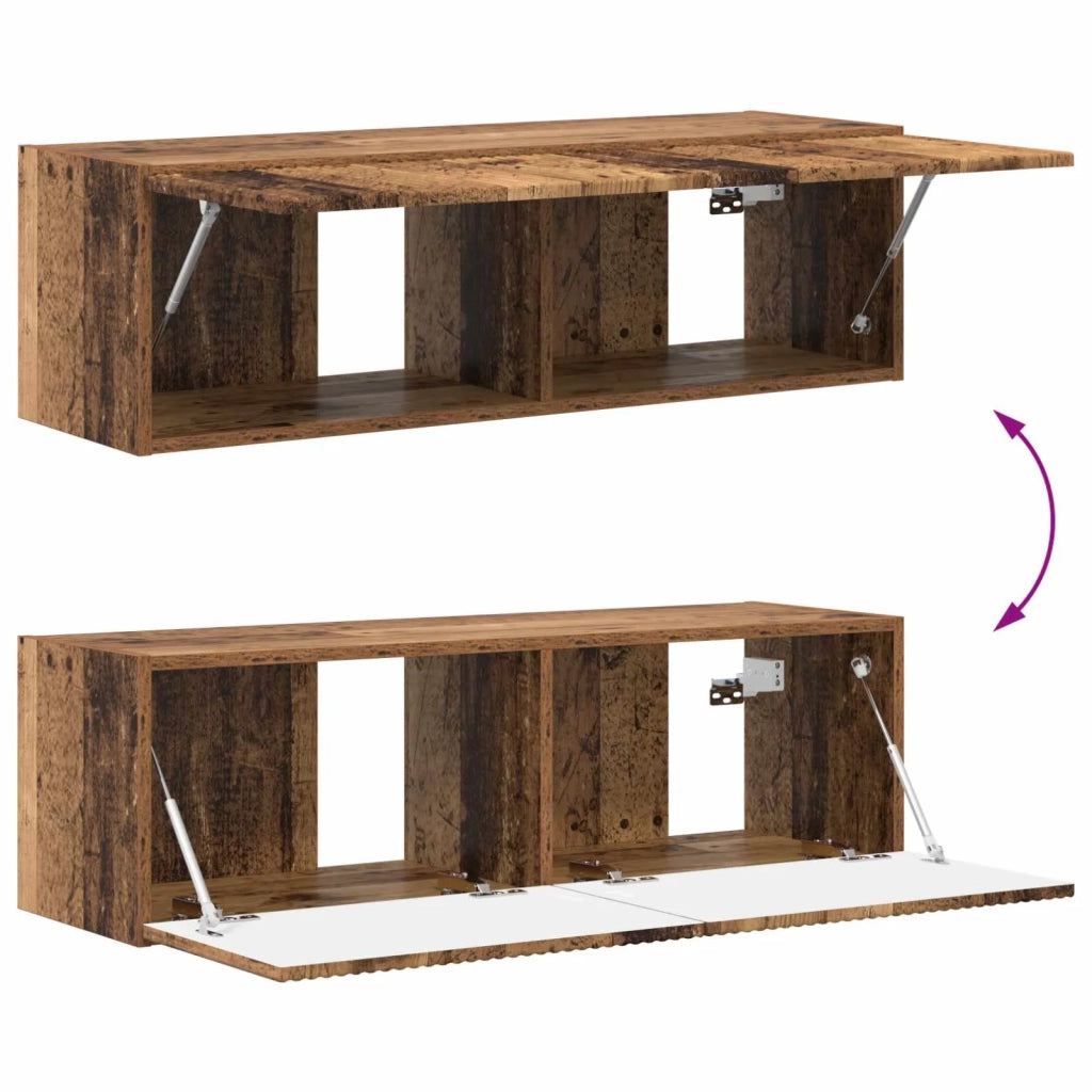 Set di Mobiletto da TV a Parete 4 pcs 29,5 x 31 x 100 cm 3408932