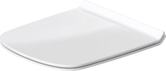 DuraStyle WC deksel con meccanismo softclose, copertura WC in urea-duroplast con maniglie in acciaio inossidabile, colore bianco