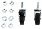 Pneumatici da mobilia 2 pollici con freni pesanti a 2 remi + viti - filo M6x15mm 40kg - 4 pneumatici a rotazione per freni da mobilia - senza striature e silenziosi - pneumatici pesanti