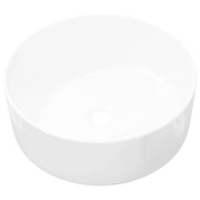 Lavandino-Lavello Rotondo in Ceramica Bianca 40 x 15 cm 185005