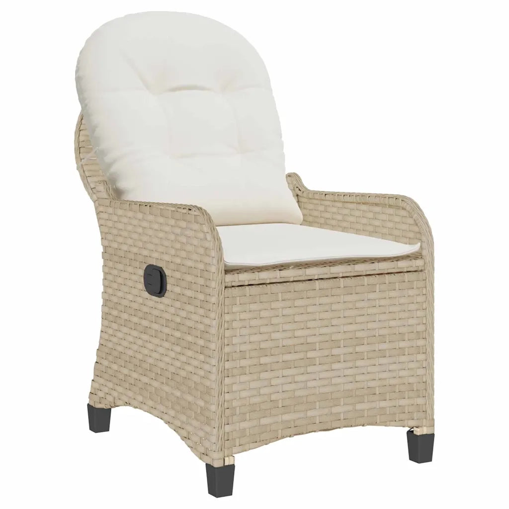 Poltrona reclinabile Beige 56 x 66 x 95 cm polyrattan CFW5498014