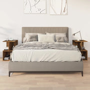 Comodini 2 pz Rovere Fumo 35x35x55 cm in Legno Multistrato 815184