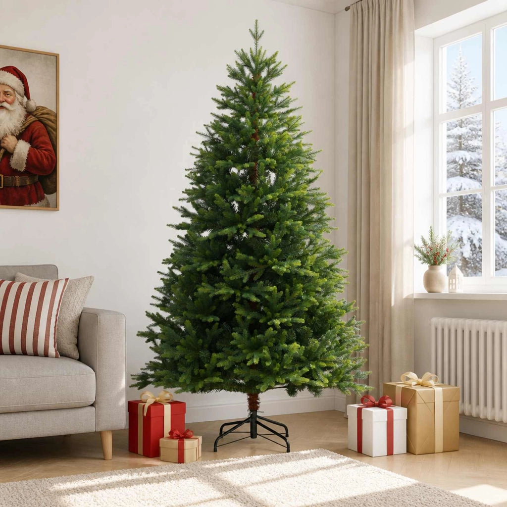 Albero di Natale Artificiale con Rami Pieghevoli 210 cm 42055616