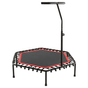 Trade Shop - Trampolino Tappeto Molle Elastico 150kg Con Maniglia Di Sicurezza Fitness Sport -