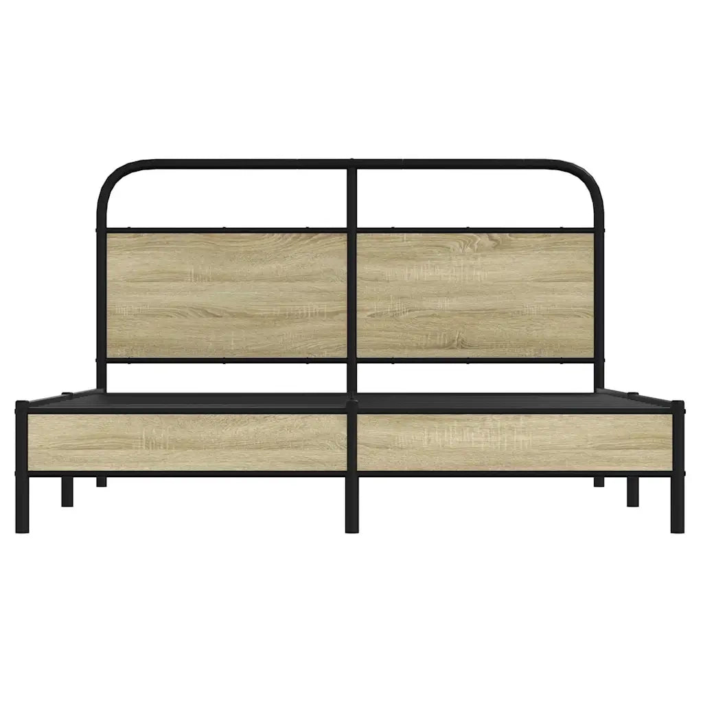 Giroletto senza Materasso Rovere Sonoma 160x200cm in Truciolato