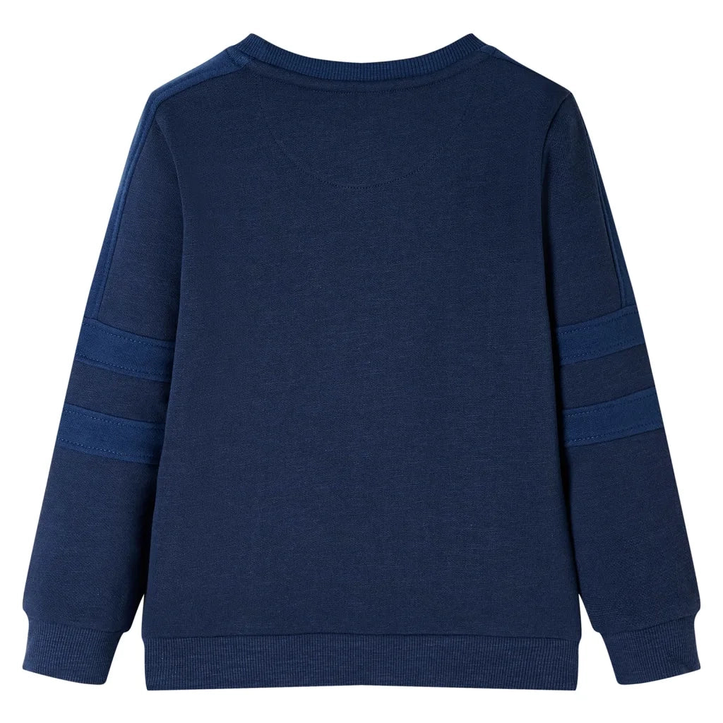 Felpa per Bambini Blu Marino MÃ©lange 116cod mxl 85360