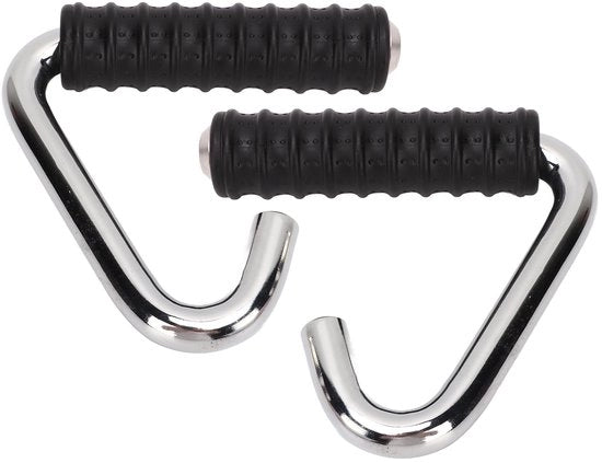 Manubri di allenamento universali a forma di C - con maniglie in gomma - schiaccianti - comfortevoli - resistenti allo shock