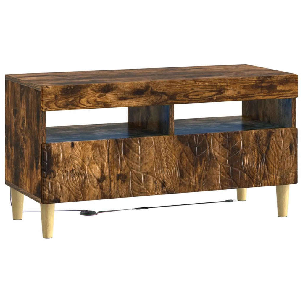 Mobile TV LED Rovere Fumo Legno ingegnerizzato 897220