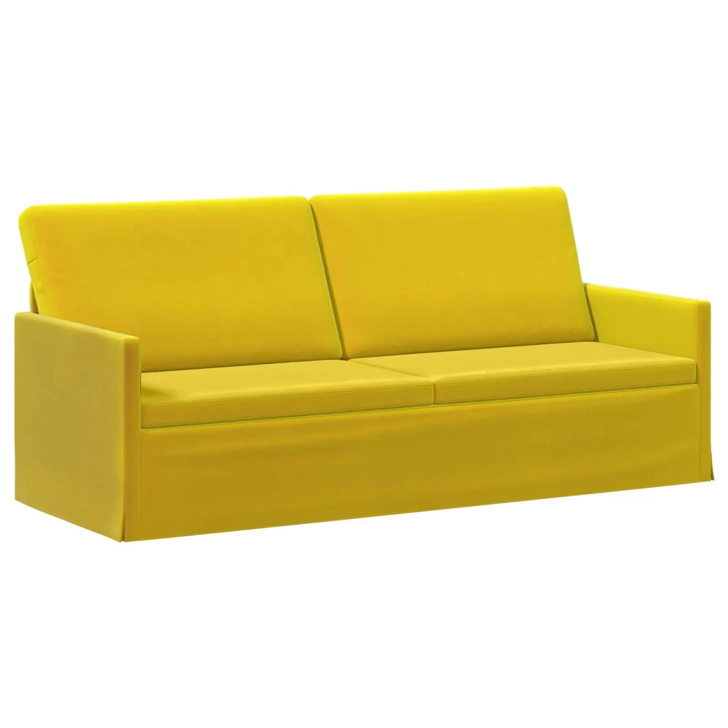 Set di divani 2 pcs Giallo Velluto (V) 3433223