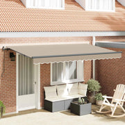Tenda Retrattile Beige 400 x 200 cm Tessuto 3329862