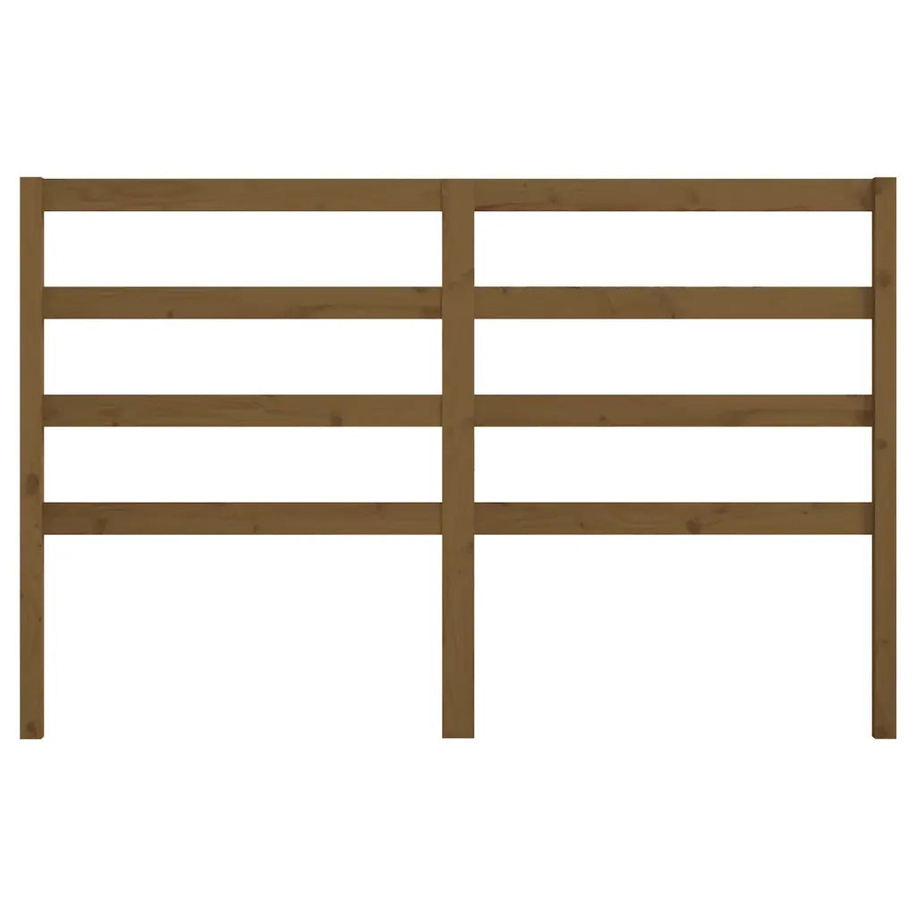 Testiera per Letto ambra 156x4x100 cm in Legno Massello di Pino