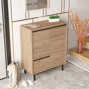 Madia Rive, Credenza 3 Ripiani, 75x36x90h cm Marrone Rovere