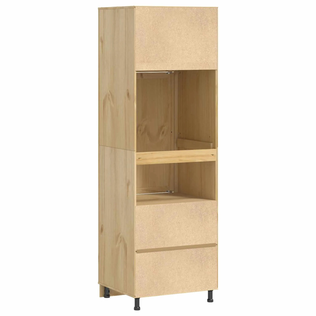 Armadietto SKI Marrone Miele 66 x 58 x 207 cm Pino massello