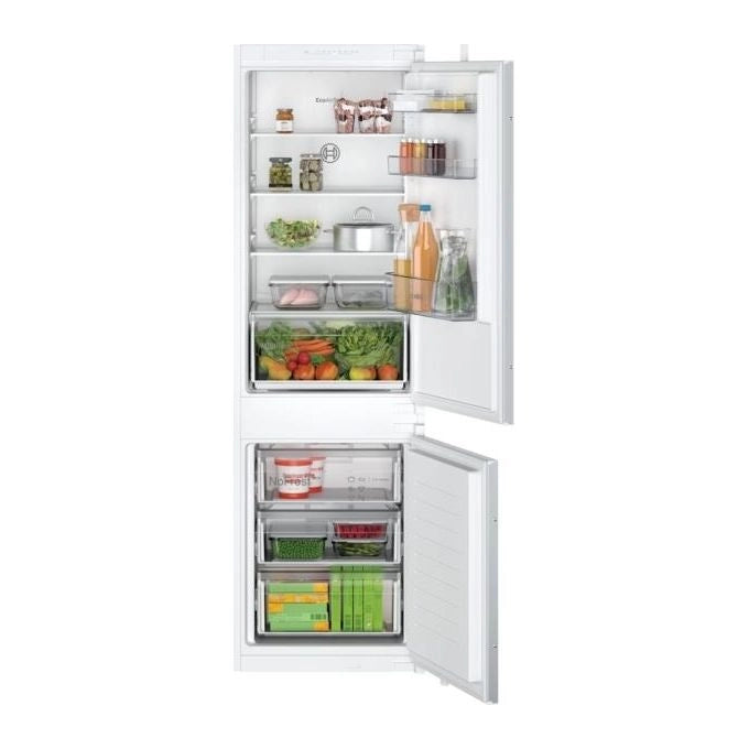 Bosch Serie 2 KIN86NSE0 frigorifero con congelatore Da incasso 260 L E Bianco