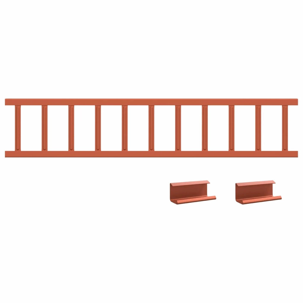 Guardia per neve sul tetto Rosso 300 x 2,5 x 20 cm Acciaio 42028464