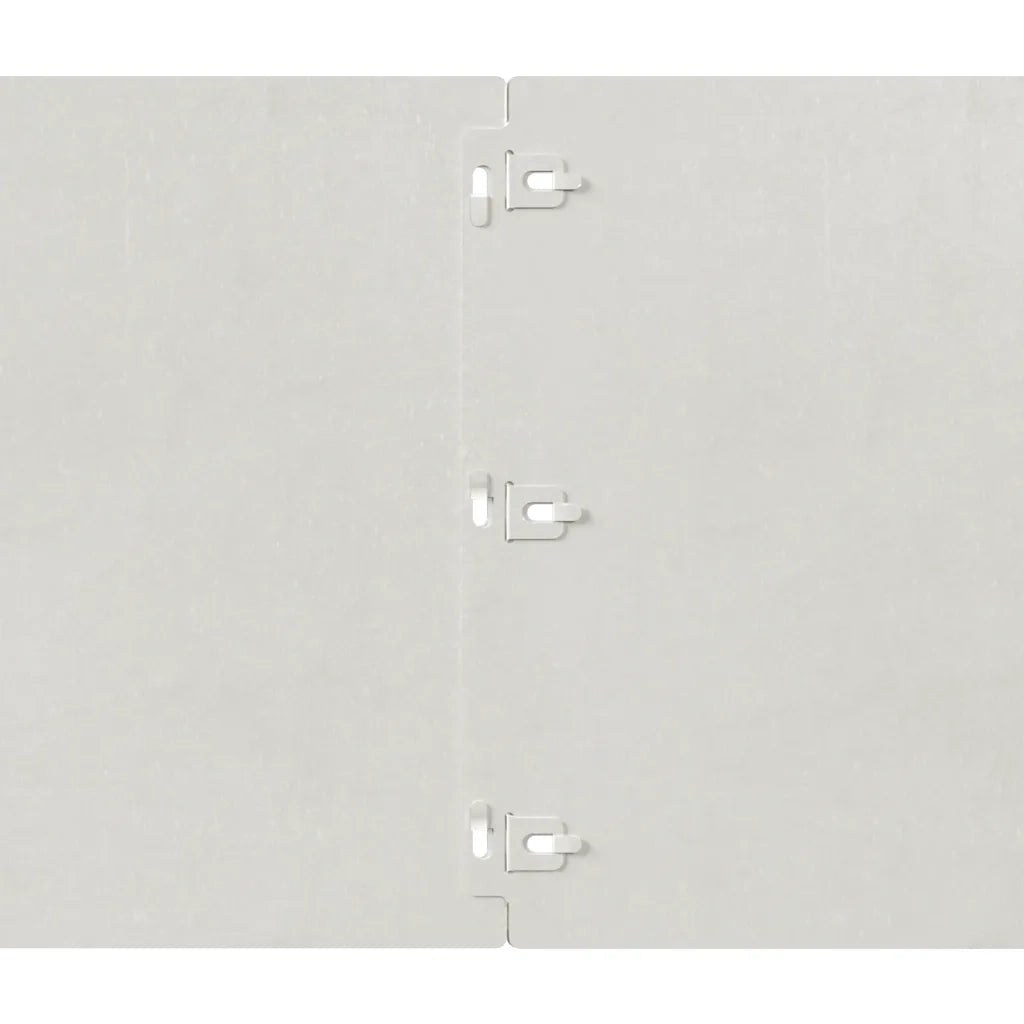 Bordura per Prato 10 pz 25 x 103 cm Acciaio Inox Argento 860170