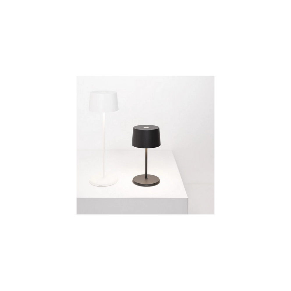 Lampada a led da tavolo Olivia pro mini Lilla ricaricabile e dimmerabile