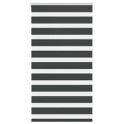 Tenda a Rullo Zebra Nero Larghezza Tessuto 80,9 cm Poliestere