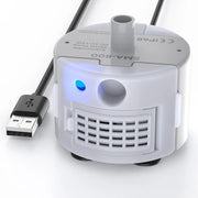 Pompa d'acqua per fonte per gatti, Pompa d'acqua per fonte per bevande per gatti, Estremamente silenziosa, Lampada LED, IP68 impermeabile all'acqua, Consumo di corrente basso, Adatto per "B0CL4WMX6Z" e "B0CLGPCNHN