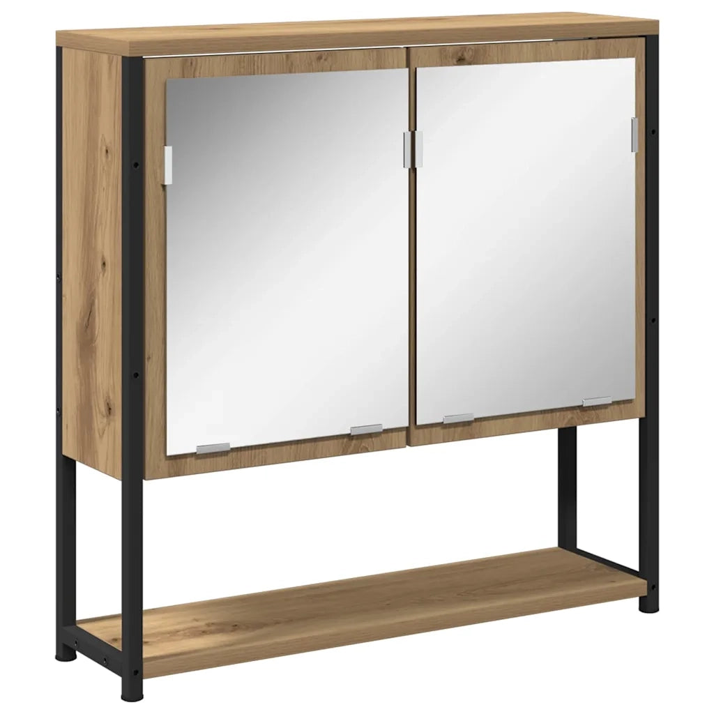 Set di mobili per il bagno 2 pcs Marrone Legno multistrato 3334320