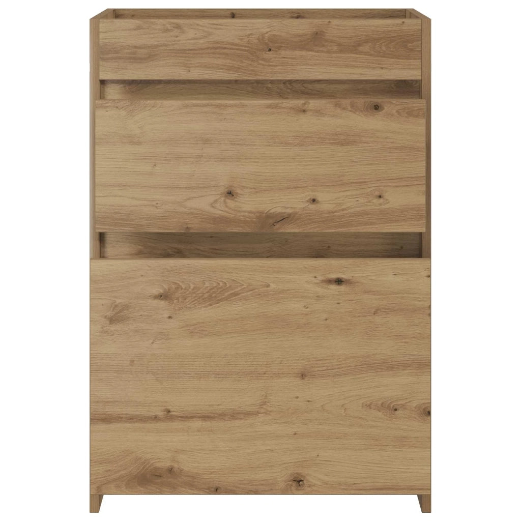 Mobiletto da Bagno Sotto Lavabo Rovere Artigianale 890735
