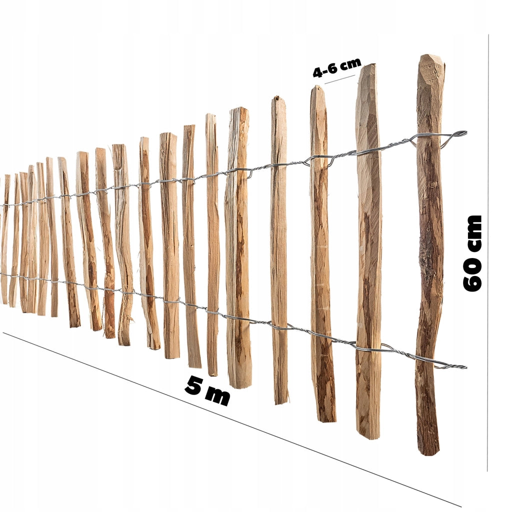 Recinzione protettiva avvolgibile KADAX Hazel Stacket Fence 500x60 4-6cm