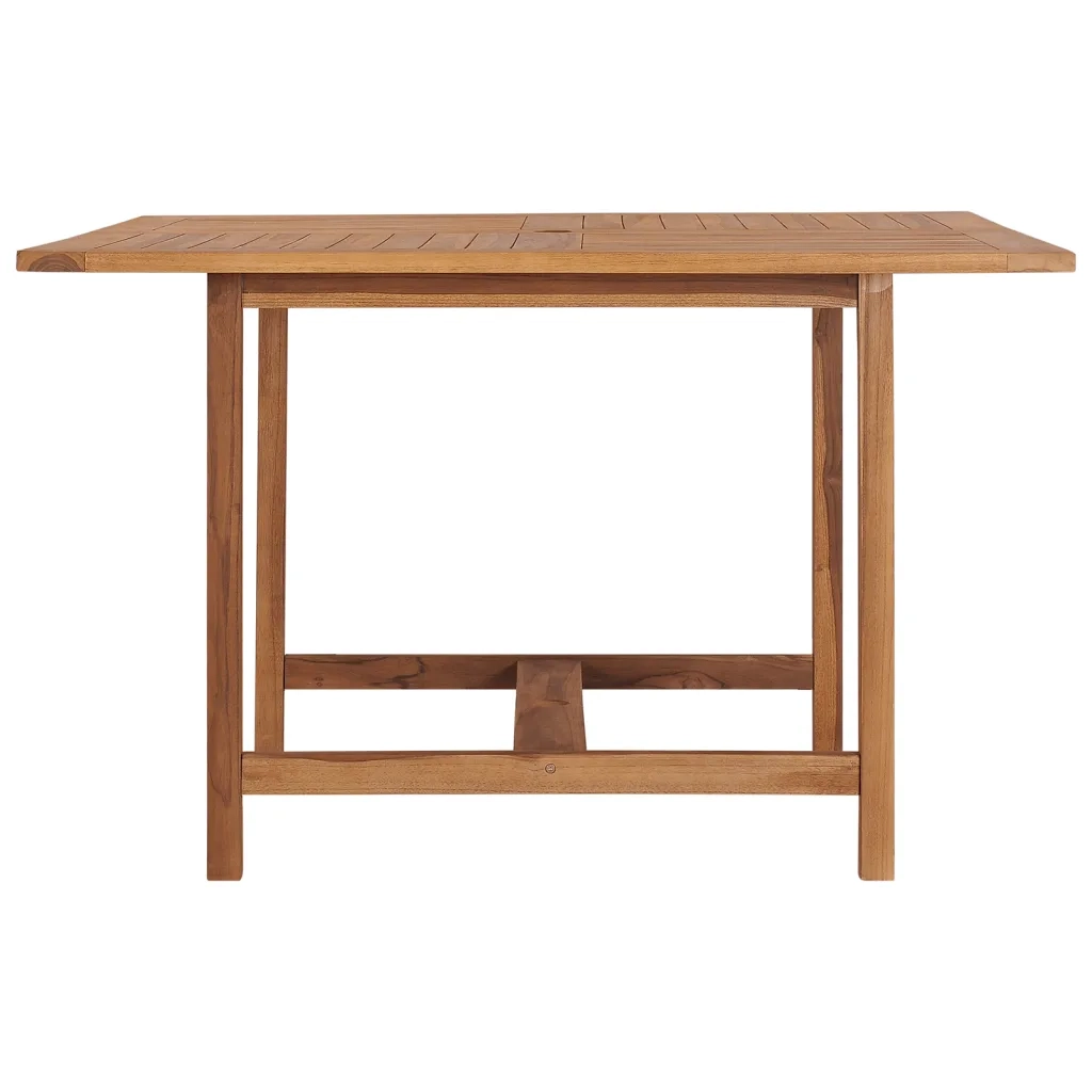 Tavolo Pranzo da Giardino | Tavolino da esterno ?110x110x75 cm Legno Massello di Teak