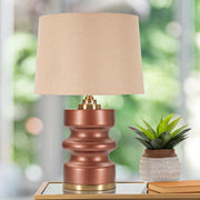 Toberm, Lampada da Tavolo Necessaria 1 Lampadina, Rosa