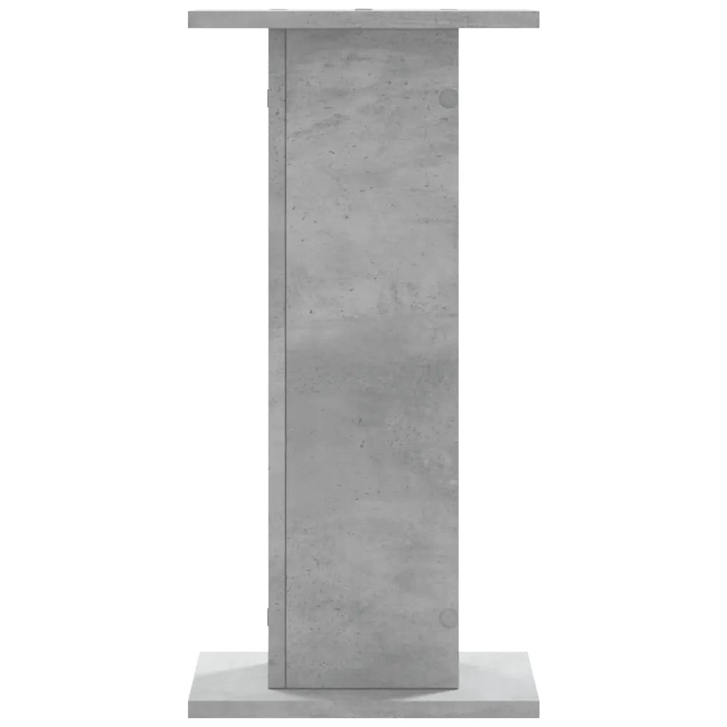 Supporti per Piante 2 pz Grigio Cemento 30x30x60 cm Truciolato