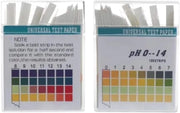 Strisce di pH 0-14 Professionali - 2-pack - 200 pezzi - Per Urina/Acqua - Precise - Con Scatola in Plastica - Carta di Test