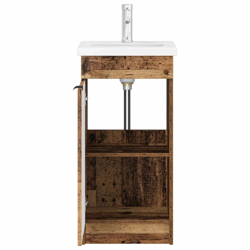 Mobile da bagno con lavabo Legno antico 42 x 40 x 84,5 cm