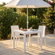 Tavolo da Giardino Quadrato in wicker cm 80x80 - WADE