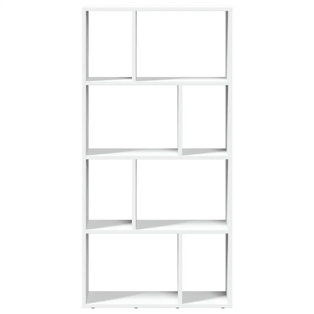 Libreria Bianca 60x20x120,5 cm in Legno Massello 858147