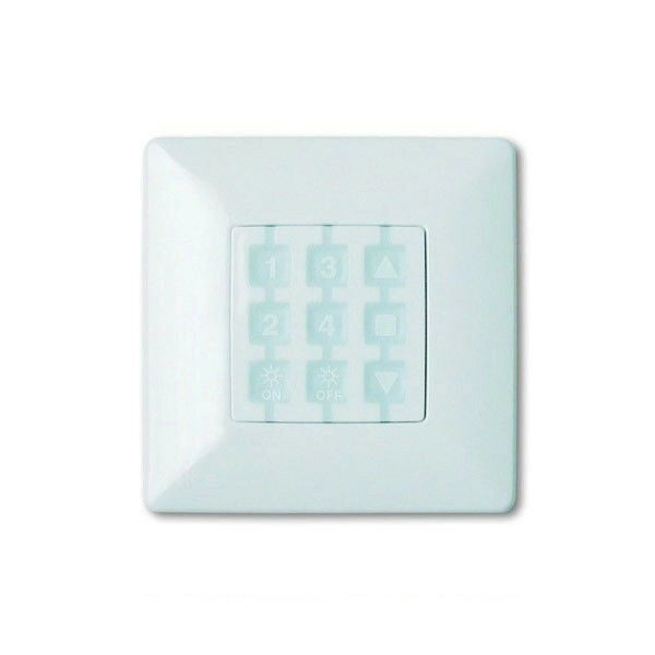 NICE WSW NICEWAY-OPLA SUPPORTO A PARETE QUADRATA BIANCO OPLA