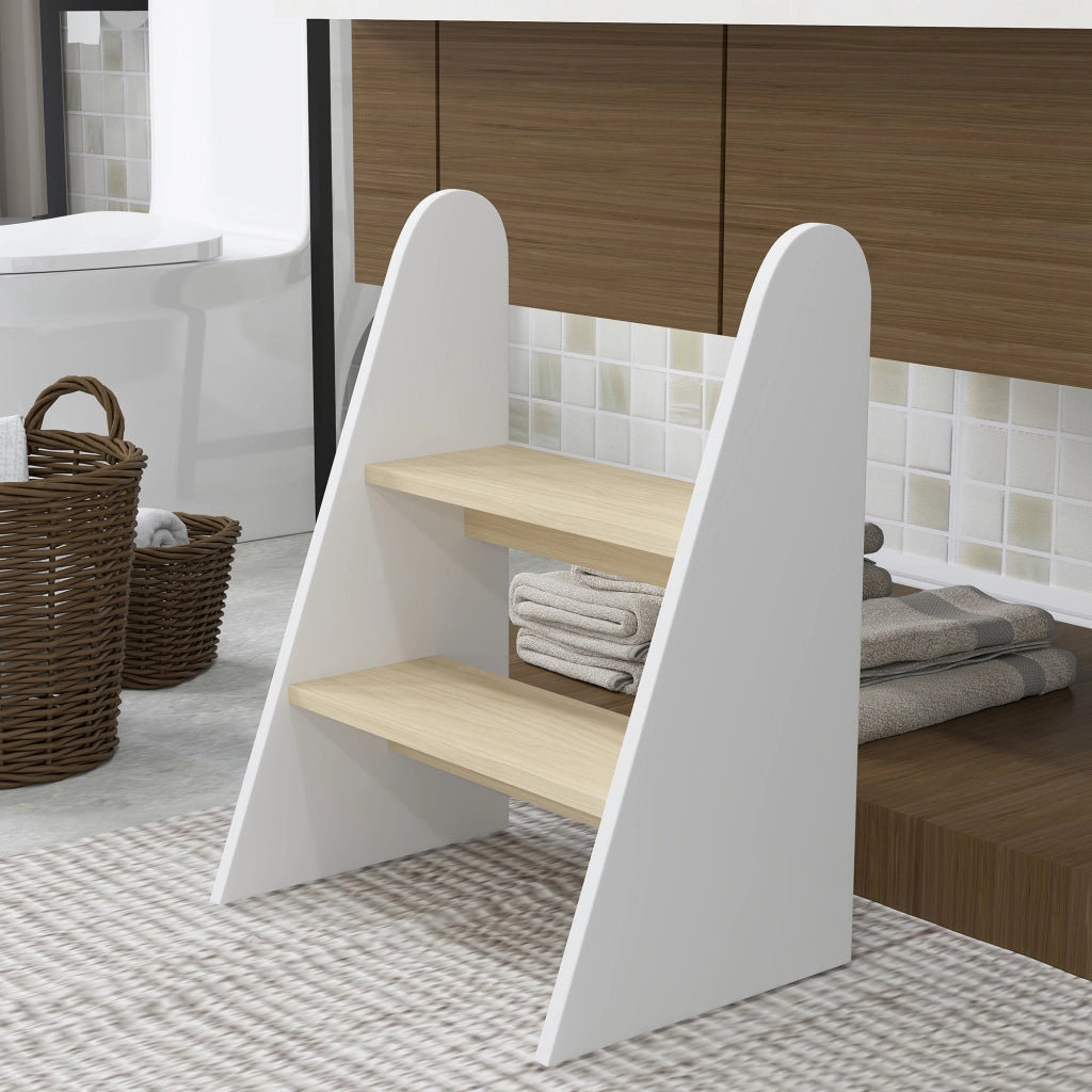 Scala a 2 Gradini per Bambini ¨C zephmum ¨C Bianco