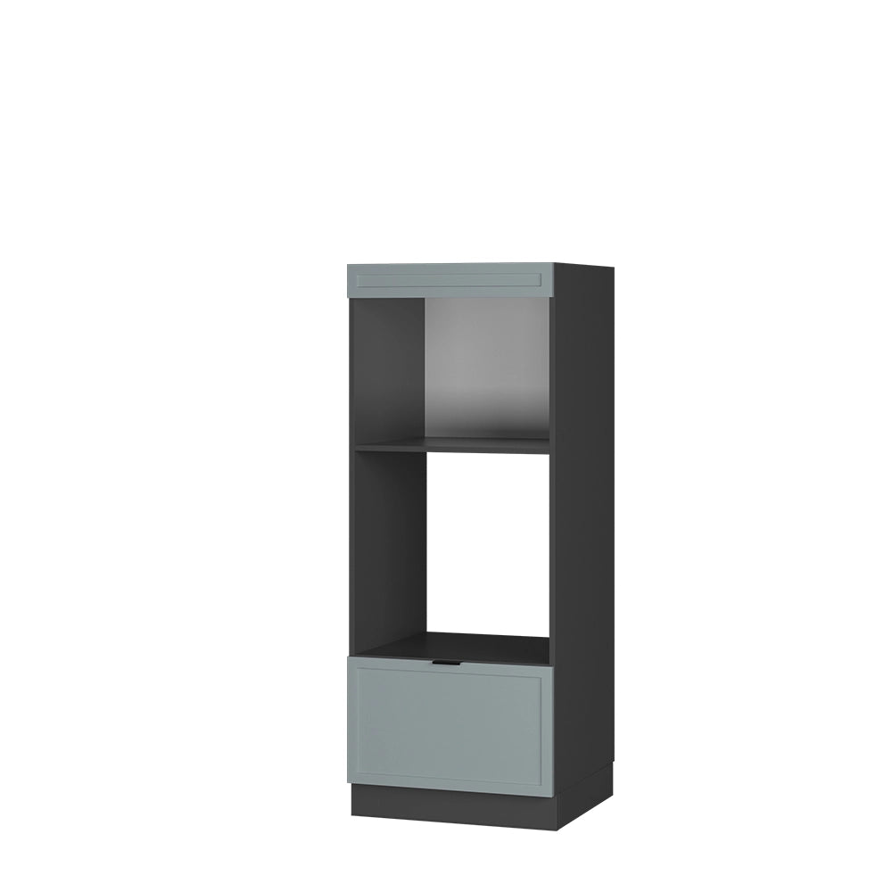 Vicco Set mobili bagno Blu-grigio chiaro 60 cm aperto