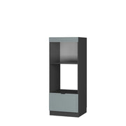 Vicco Set mobili bagno Blu-grigio chiaro 60 cm aperto
