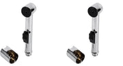 Kit di Detersivo e Bidet per Bagno, Portatile e Cromato
