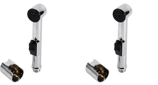 Kit di Detersivo e Bidet per Bagno, Portatile e Cromato