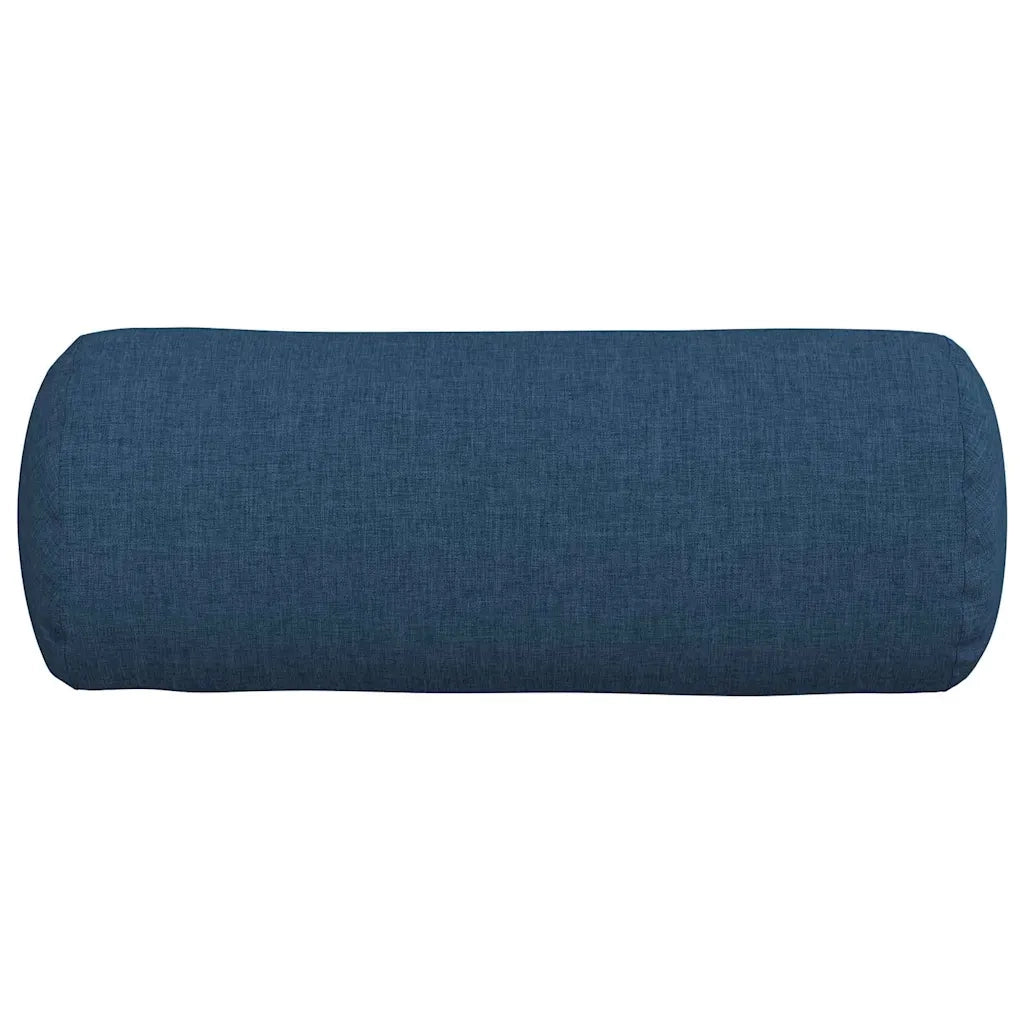 Cuscini a rullo 2 pcs Blu Ø 15 x 40 cm Tessuto