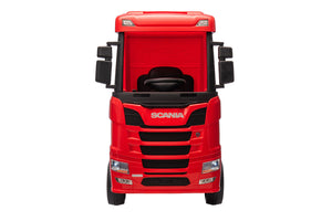 Camion Elettrico per Bambini 126x68x102 cm 24V Scania Rosso