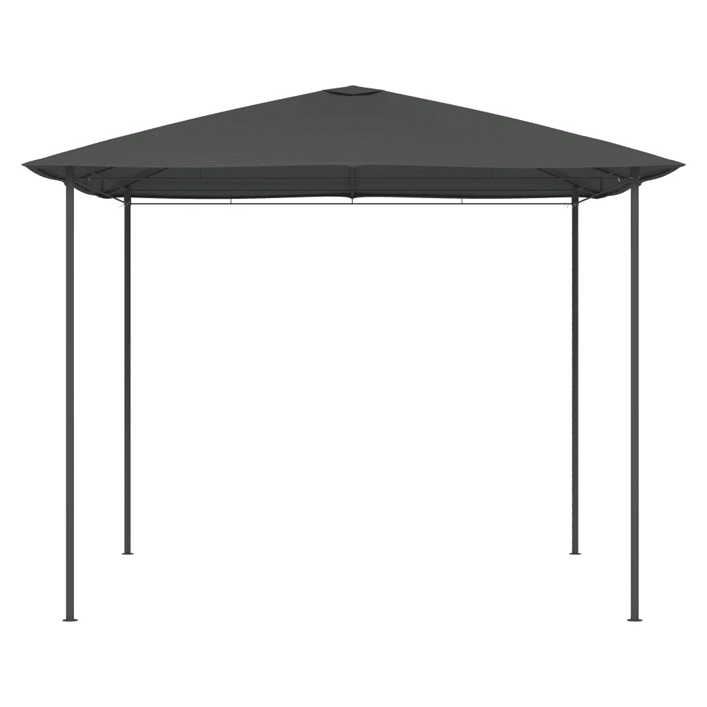 Gazebo 3x3x2,6 m Antracite 160 g/m² 313610