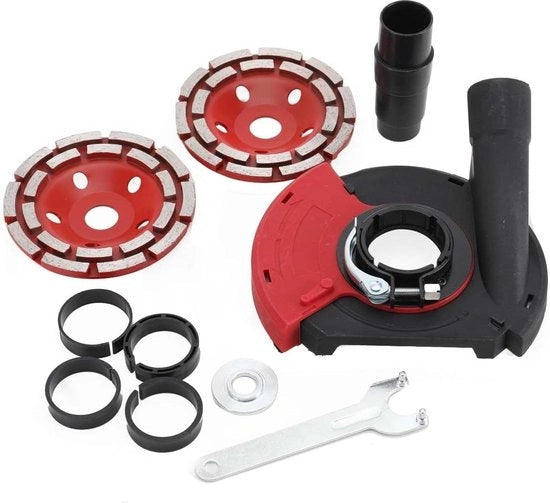 Impianto di aspirazione per sega a nastro sega per calcestruzzo 125 mm disco abrasivo guaina a setole - qualità professionale